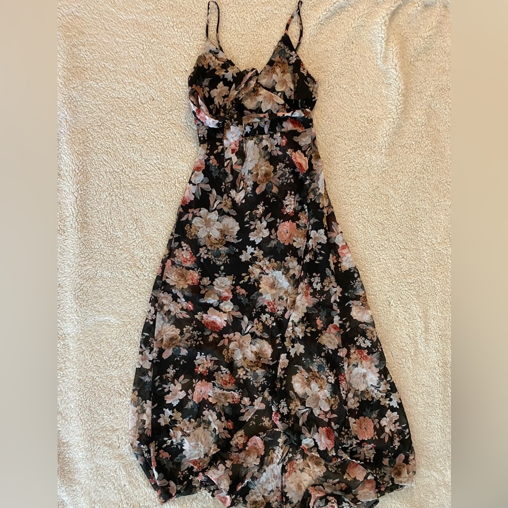 Windsor Floral Maxi Split Dress
